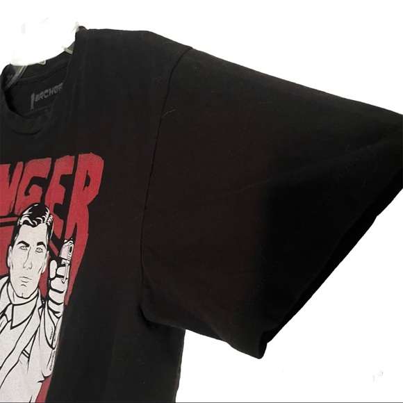 Archer - Danger Zone - FX Sarcastic Animated Spy Series Tee Perfect Condition - Picture 4 of 12